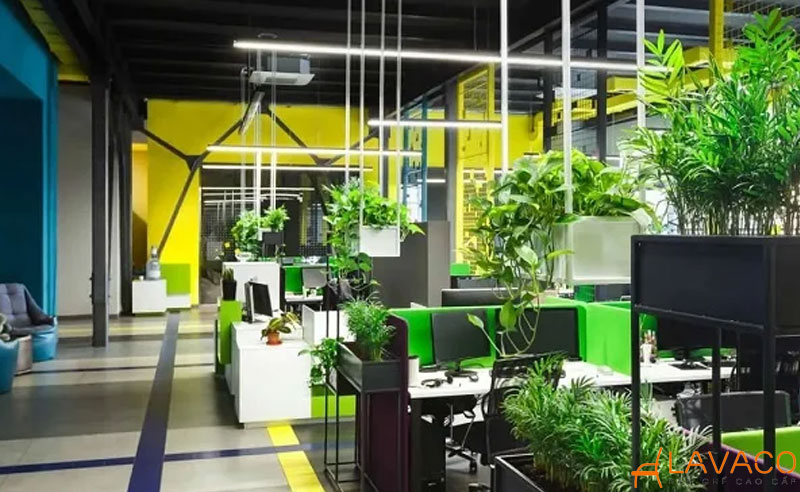 Bố trí cây xanh hợp lý
