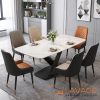 Bộ bàn ghế ăn nhập khẩu 6 ghế mặt đá- Mã: T179-1-6x2559