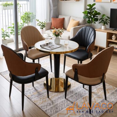 Bộ bàn tròn tiếp khách tư vấn cao cấp