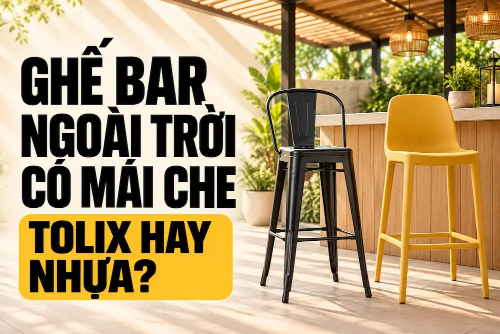 ghe bar ngoai troi co mai che