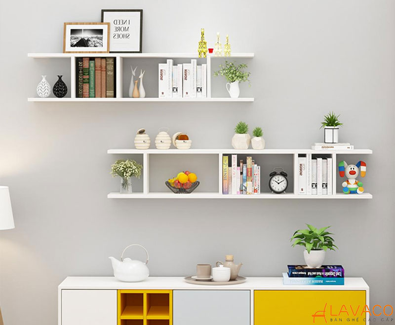 Kệ sách treo tường dạng thanh ngang
