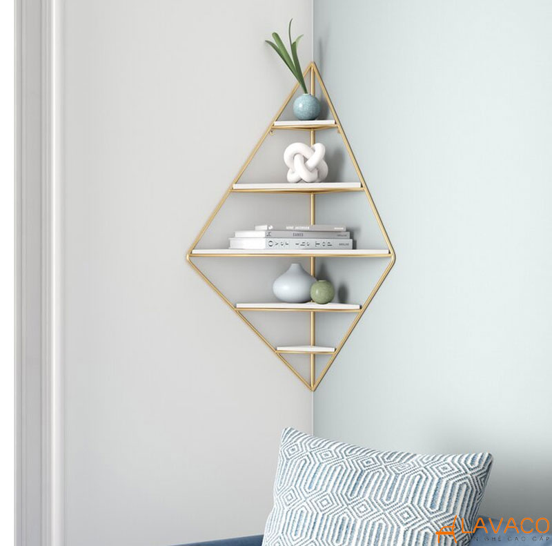 Kệ góc bằng sắt, kim loại sơn tĩnh điện