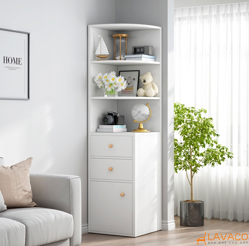 Kệ góc nhựa cao cấp, mica