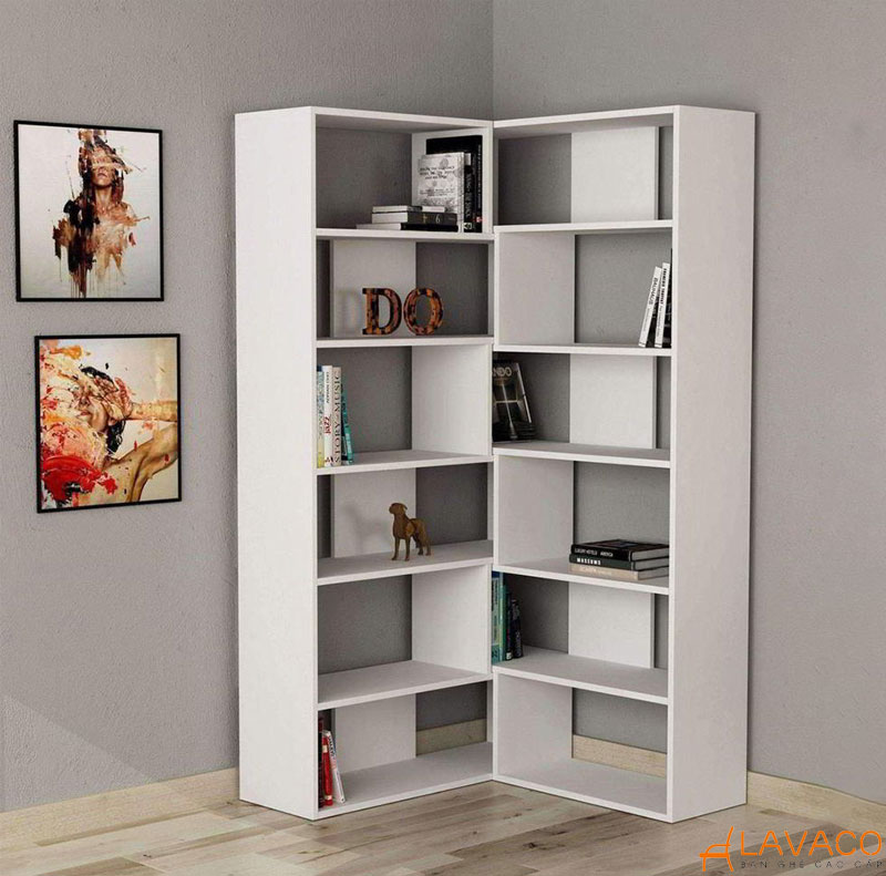 Kệ góc kết hợp tủ tivi hoặc kệ sách