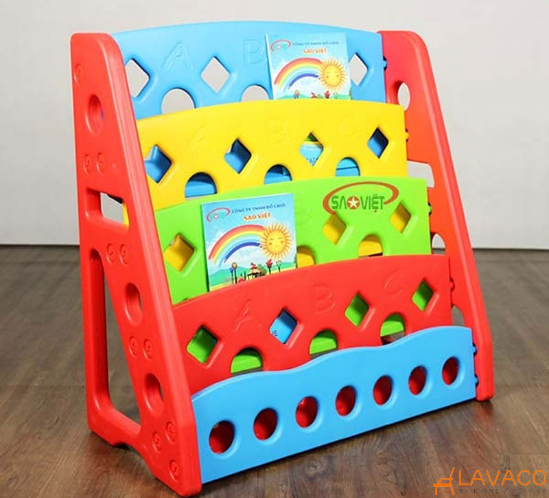 Kệ sách nhựa cho bé