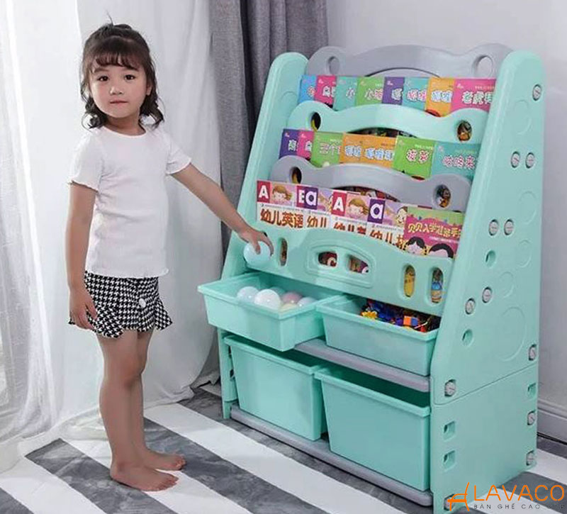 Kệ sách nhựa cho bé
