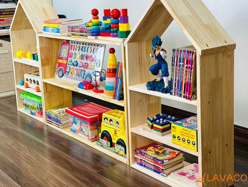 Kệ sách bằng gỗ tự nhiên/gỗ công nghiệp