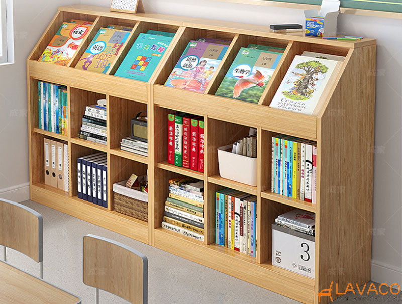 Kệ sách bằng gỗ tự nhiên/gỗ công nghiệp