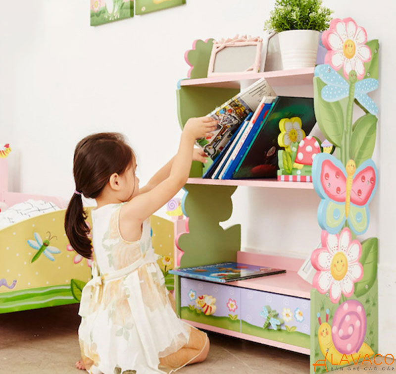Kệ sách cho bé gái