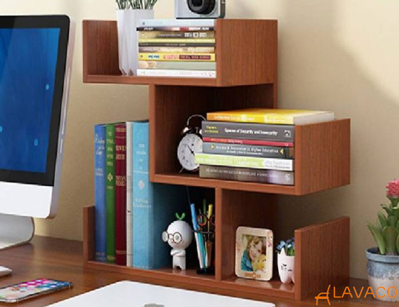 Kệ sách bậc thang hoặc tháo lắp linh hoạt
