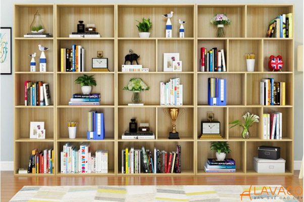 Nghệ thuật bài trí kệ sách trong phòng khách